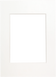 Passepartout 30x45/40x60 Hvit