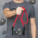 Braid Camera Strap Red